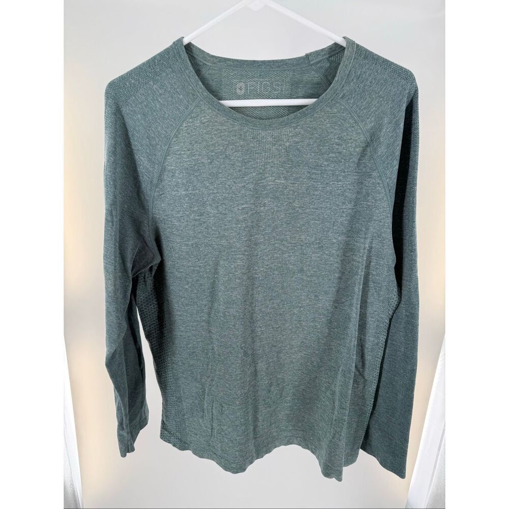 Figs Green Long Sleeve Tee